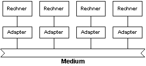 Struktur von Bus-LAN